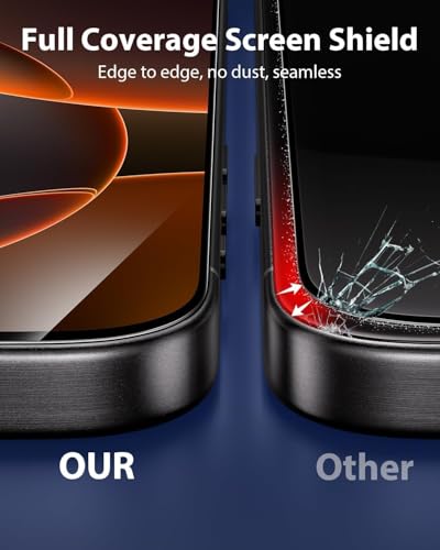 Image of DPJ Tempered Glass for iPhone 16 Pro & iPhone 17 (6.3 Inch) With Installation Kit | Military-Grade Screen Protector | Edge to Edge Coverage |9H Hardness |Bubble-Free | Case Friendly | Pack of 1