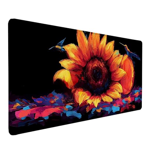 Tapis de souris XXL antidérapant rouge pour éliminer les douleurs au poignet