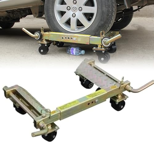 Motor hidráulico de alta resistencia con ruedas universales para garaje, reparación de automóviles y remolque, elevación sin daños