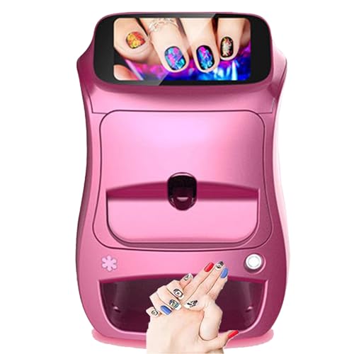 forplubossmmp Machine De Peinture D'ongles (Écran 5 Pouces) / Machine D'imprimante À Ongles 3D...