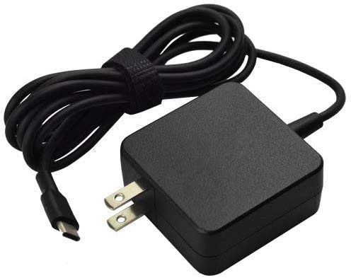 45W USB Type-C AC Charger for HP Chromebook X360 14-CA000 11-AE000 14-ca051wm 14-ca052wm 14-ca091wm ca061dx,11-ae051wm 11-ae001tu 11-ae027nr;12-c012dx 12-f014dx Laptop Power Supply Cord