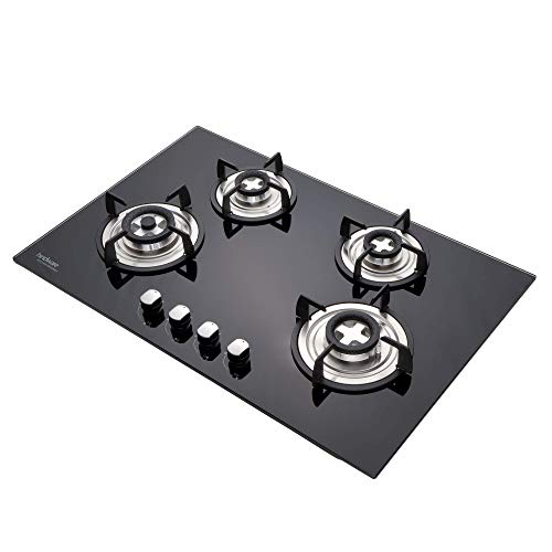 Hindware Verona 4 Burner Hob Cooktop, 80Cm, Black - Glass Ceramic - Image 5