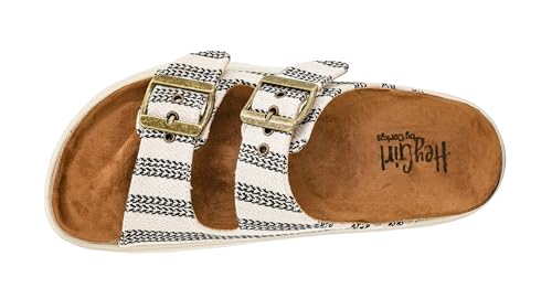 Image of Corkys Footwear Hey Girl Womens 1 inch Rumor Has It Platform Sandals, Featuring Two Adjustable Buckles, A soft Footbed, And A Lug Outsole, Perfect For Summer