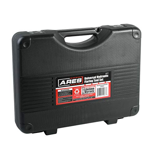 Ares 18010 - Universal Hydraulic Flaring Tool Set - Create 45 Degree Single Or Double Flares, Iso And Din Bubble Flares, Push Connect Flares And Gm Fuel Line Flares #TOP7