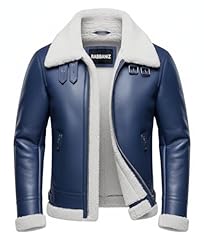 Blue & White Shearling