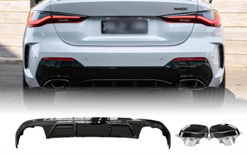 Diffuseur arrière noir brillant M-Sport pour Gran Coupé G26, l'élégance sportive ultime
