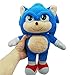 Zzx Lindos Regalos Peluche de Peluche Animales de Peluche Juguetes 35 cm Dibujos Animados Sonic Lleush Doll Doll Juguete Suave Regalo Relleno para niños Muñeca de Peluche de Navidad para Decoraciones