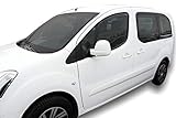 Heko Windabweiser Kompatibel mit Citroen Berlingo 2008-2018, auch kompatibel mit dem Peugeot Partner 2 2008-2018