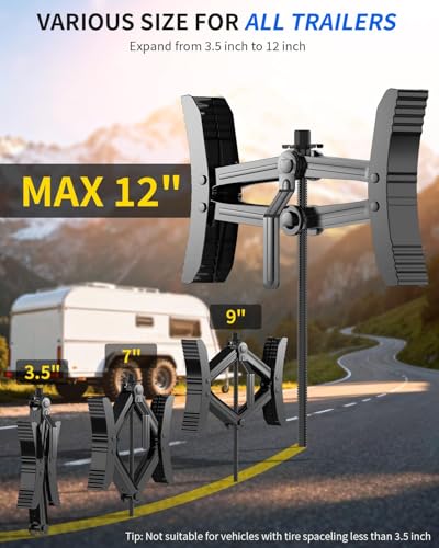 BEBOBLY X-Shaped RV Wheel Stabilizer