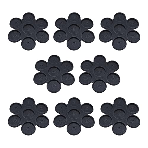 EnderToys 32mm 7-Man Move Trays (x8), Bits and Accessories for Tabletop Wargame Miniatures, 3D Printed and Paintable