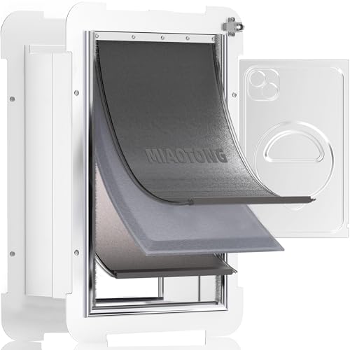 MIAOTONG 3-Flap Insulated Pet Door