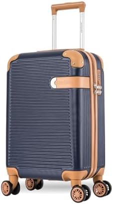 Santino Mala de Bordo Rígida - Textura Canelada Distinta, Rodas D...