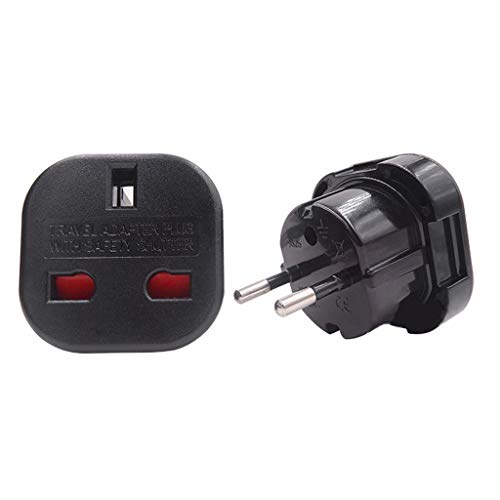 Cansenty Adaptateur secteur mural AC 240 V pour Apple iPhone HTC Huawei Xiaomi Samsung Noir