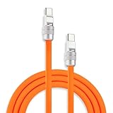 240W SUPER-FAST CHARGING & DATA TRANSFER: ChubbyCable USB-C to USB-C cable supports up to 240W ultra-fast charging and stable data transfer. NOTE: Fast charging is a complete solution that requires coordination between the built-in power management c...