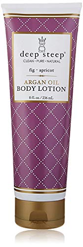 Deep Steep Argan Oil Body Lotion, Fig Apricot, 8 Fluid Ounce