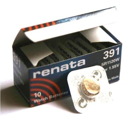 1 x Renata 391 Swiss Made Bottone al Litio SR1120
