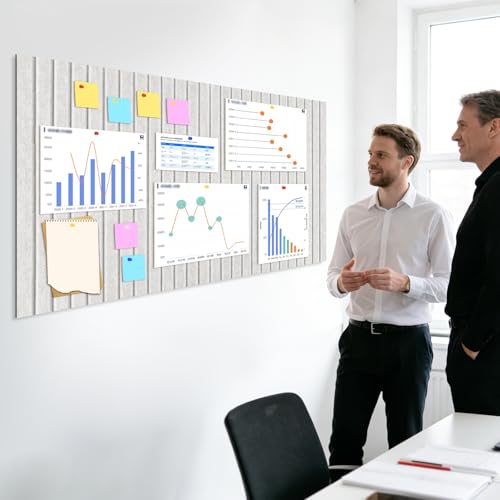 ALANGDUO Große Filz Pinnwand, 80 x 40 cm Filz Pinnwand Selbstklebend, Filzpinnwand mit Reißzwecken, 0,9 cm Dick, Dekorative Pinwand für Büro, Haushalt, Kinderzimmer, Schule und Geschäft, Helles Kamel