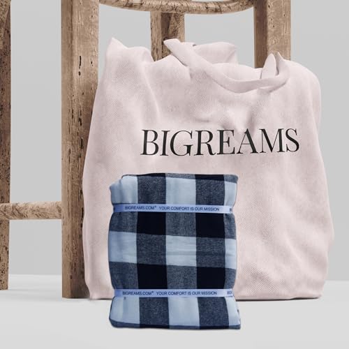 Image of BIGREAMS Premium 100% Cotton Checkered Unstitched Shirt Fabric For Men's - 0% Color Fade, Summer Shirt Piece, Breathable Fabric, 150 CM WIDE
