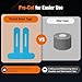 10 Pcs Precut Kinesiology Tape for Knees - Waterproof and Breathable Knee Tape - Latex-Free and Elastic Athletic Tape for Stability Support and Pain Relief (Blue, Standard)