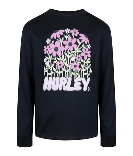 Hurley Girls' Flowers Grow Long Sleeve Tee (Big Kid)2