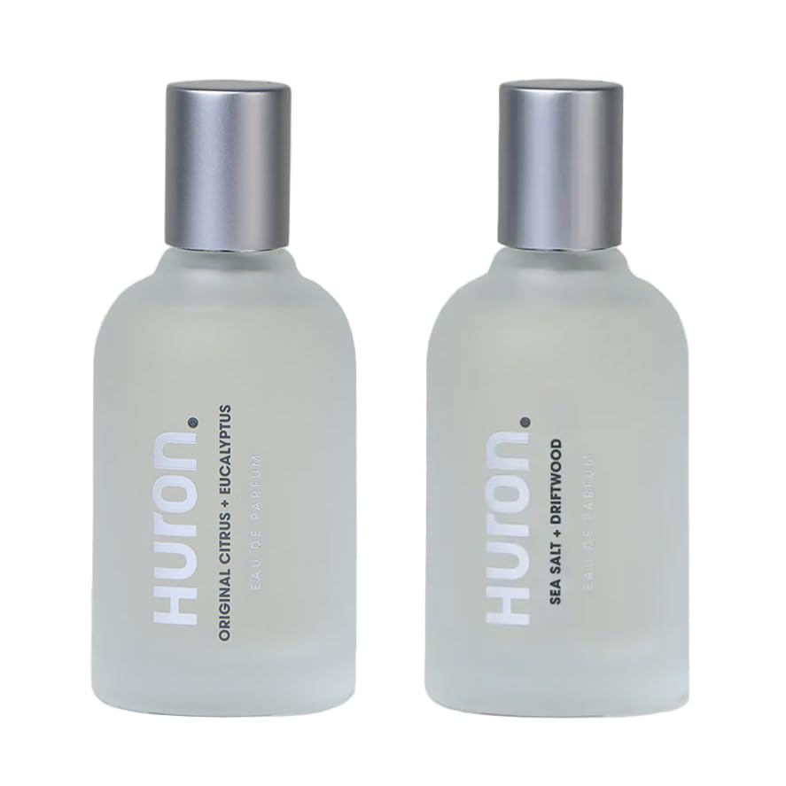 Huron Men’s Cologne 2-Pack – Original Citrus & Eucalyptus + Sea S...