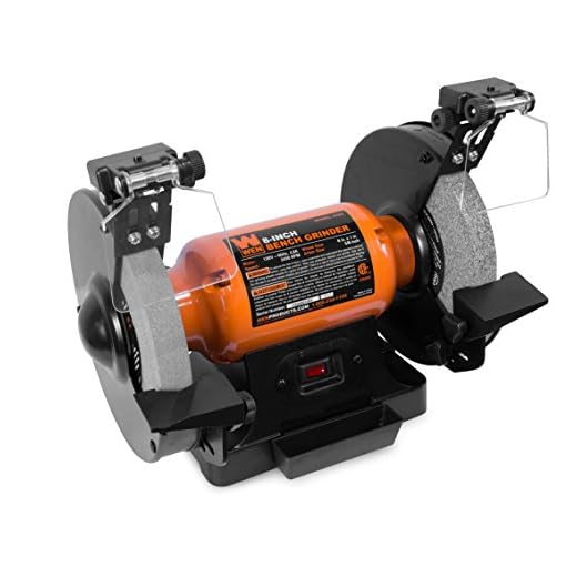 WEN 8-Inch LED Bench Grinder