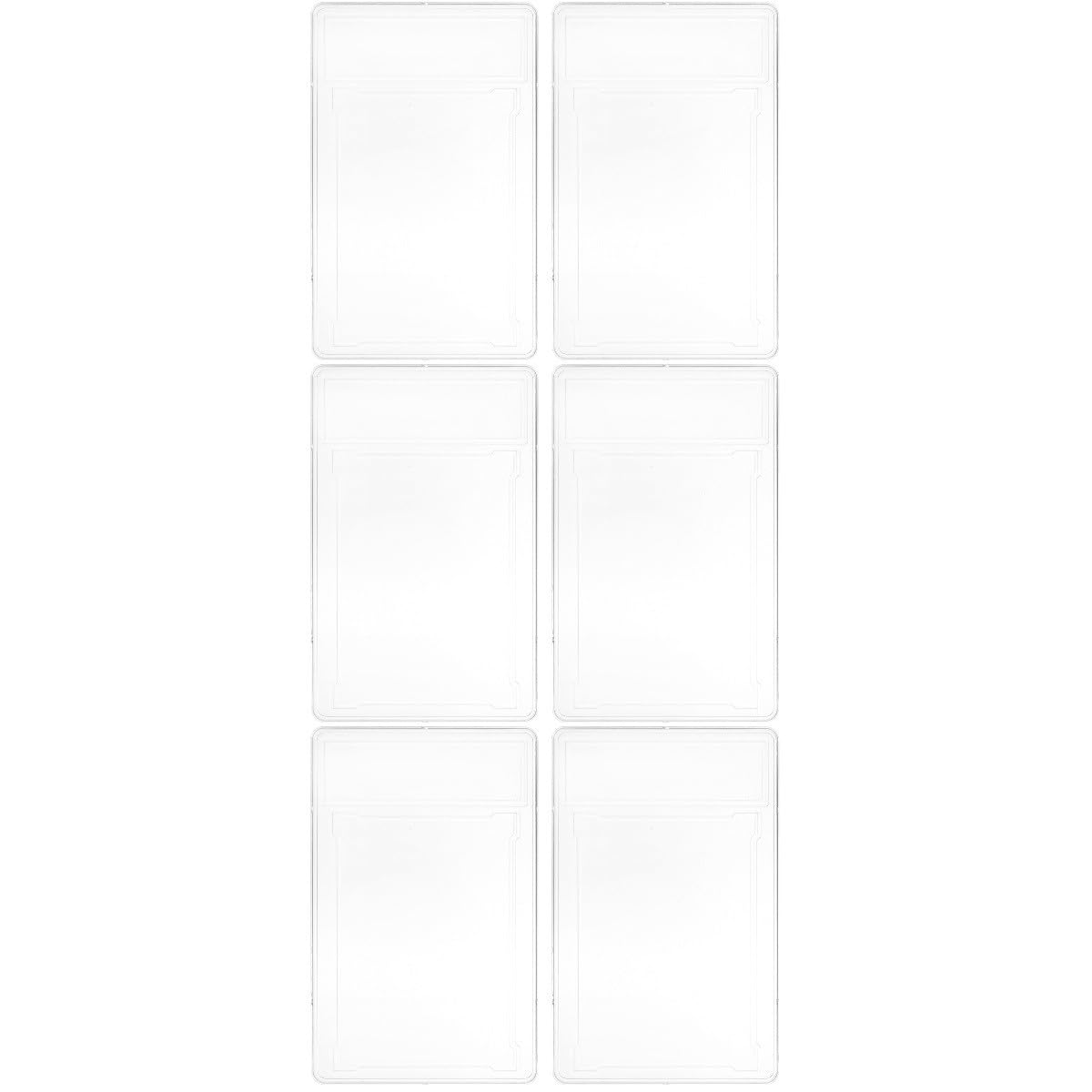 KOMBIUDA Scatola Portaoggetti Da 3 Pezzi Con Custodia Protettiva Rigida Per Carte Porta Carte Con Custodie Per Carte Fotografiche Custodie Per Carte 2 Pezzi*3