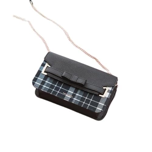 [サマンサタバサ] チェック柄エムシュシュ ショルダーバッグ 大サイズ ブラック FREE