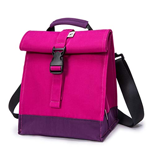 L.L.Bean Flip-Top Lunch Box Review: Durable, Insulated, and Perfect for Work 9 SUNNY BIRD Insulated Lunch Bag Rolltop Lunch Box Tote Lunchbox Bag for Women, Girls, Teens and Kids (Purple)