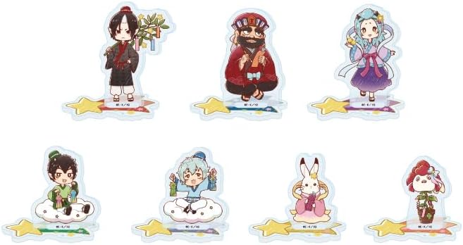 TV Anime Demon Lantern Rutetsu 10 Tanabata Ver. [Graph Art Illustration] Acrylic Petite Stand Complete Set of 7 Pieces Box