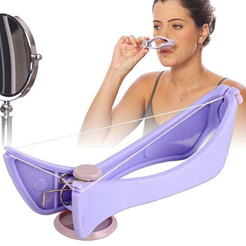 Depilación con rosca, depiladora facial, depiladora portátil manual, herramientas de depilación, maquinillas de afeitar faciales para mujeres, removedor de vello del labio superior, para mujeres u