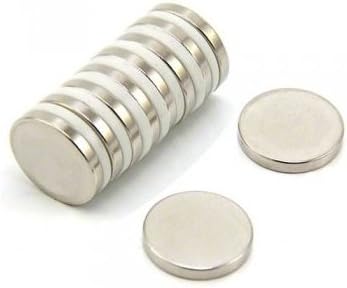 N35 Neodymium Magnet for Arts, Crafts, Model Making, DIY, Hobbies and Packaging - 20mm dia x 3mm thick - 3.6kg Pull - Pack of 4