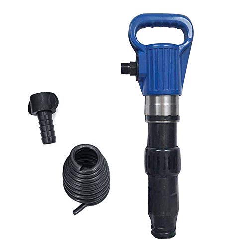 Abbruchhammer Bohrhammer Betonhammer 55 J Schlagkraft Druckluft Meißelhammer Schlaghammer Pneumatik Stemmhammer 580 mm mit Pufferfeder und Einlassanschluss 16 Mm – Bild 3