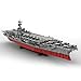 KAROYD Technic UCS USS Enterprise CVN-65 Nuclear-Powered Aircraft Carrier Building Kit, 4866Pcs+ 1/350 Scale Building Blocks Set Compatible with 10294