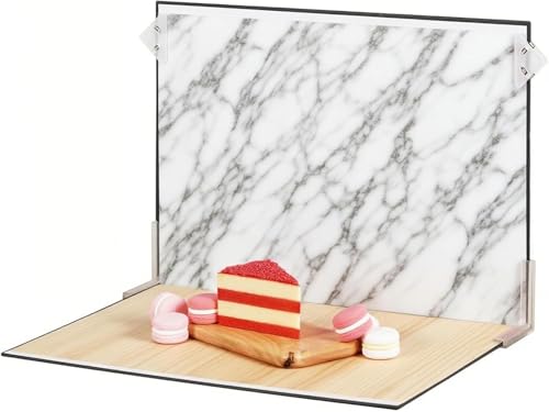 SITTO 9pcs背景セット 9枚背景紙 18柄 両面背景紙 1枚レフ板付き クランプ付き 撮影背景 無反射 商品撮影 雑誌 美食 ジュエリー アクセサリー撮影など適合