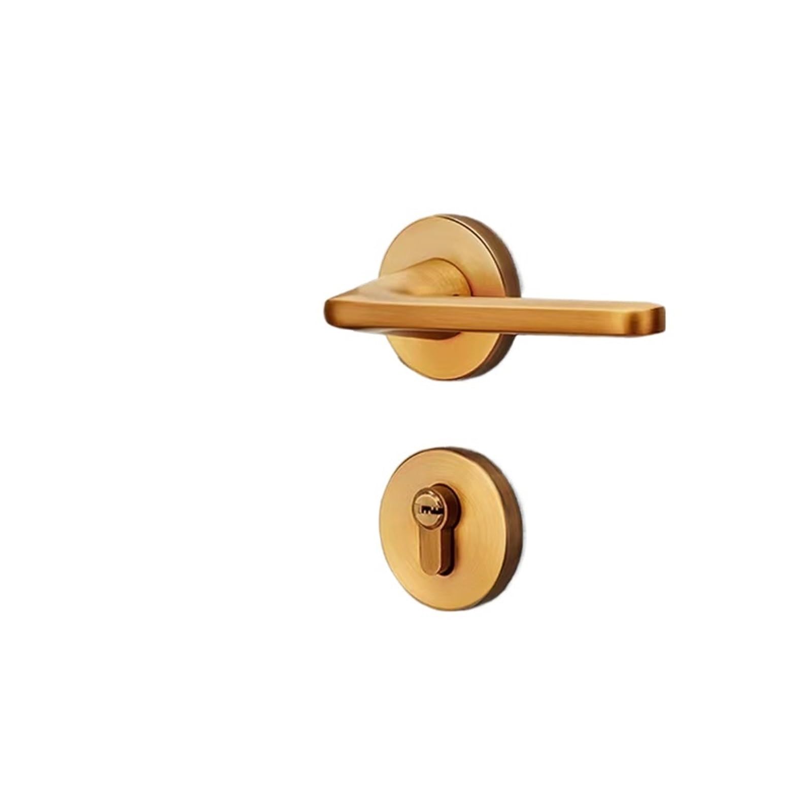 Kfvmvtdw One Color Zinc Alloy Simple Magnetic Silent Mechanical Split Lock Bedroom