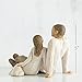 Willow Tree Father and Daughter, Celebrating Loving Bond Between Fathers and Daughters, Grandfathers and Granddaughters, Works Well in Family Groupings, Sculpted Hand-Painted Figure