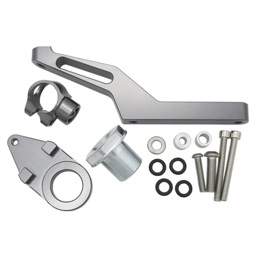 Support d'amortisseur de direction moto en alu CNC pour Kawasaki ZX6R 636