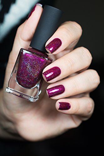 Image of ILNP Showtime - Deep Raspberry Holographic Nail Polish