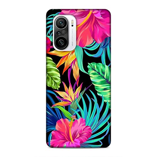 Image of Printed Mobile Back Hard Case Cover for Xiaomi Redmi K40 Pro /Xiaomi Redmi K40 Pro Plus /Xiaomi Poco F3 | Floral, Flowers, Leaves -2185