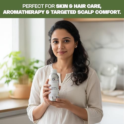 Image of VedaOils Oregano Essential Oil 100ml | 100% Pure, Natural & Undiluted Oregano Oil for Skin & Hair Care | Helps Reduce Itchiness & Redness | Ideal for Aromatherapy & Wellness