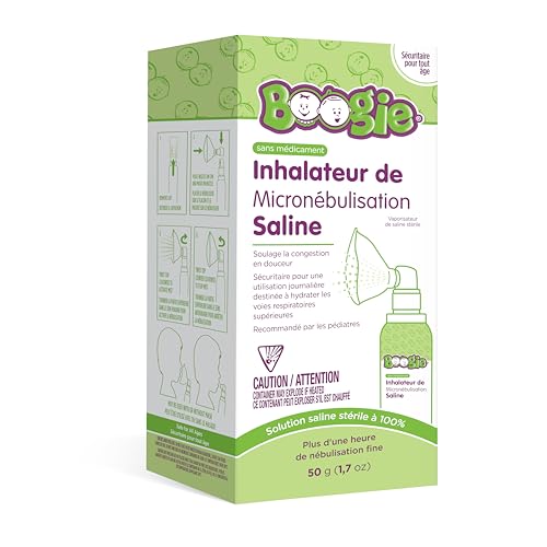 Boogie Micro-Mist Saline Inhaler, Baby Nose Congestion Relief, Nasal Spray for Kids, Pediatrician Recommended, 50ml Unscented - Image 5