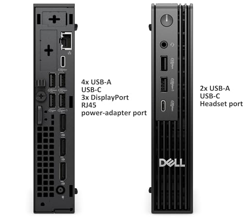 Image of Dell Pro Micro Plus (Next Gen OptiPlex 7020 Plus MFF), Intel 14-Core Ultra 5 235, Mini Business Desktop, QBM1250, 3X DP, IST Computer Customized 16GB /32GB /64GB DDR5 RAM, 512GB /1TB /2TB SSD, Win 11 Pro