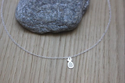 Collier argent massif ananas, le cadeau idéal symbolisant l'hospitalité - 5