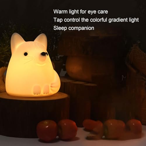 Lámpara de mesa nocturna Hyuduo recargable USB miniatura 7