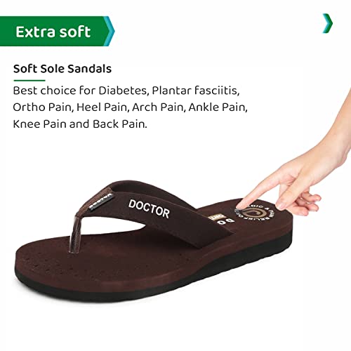 Image of ORTHO JOY Extra Soft Doctor Ortho Slippers for men /Comfortable Slippers for men
