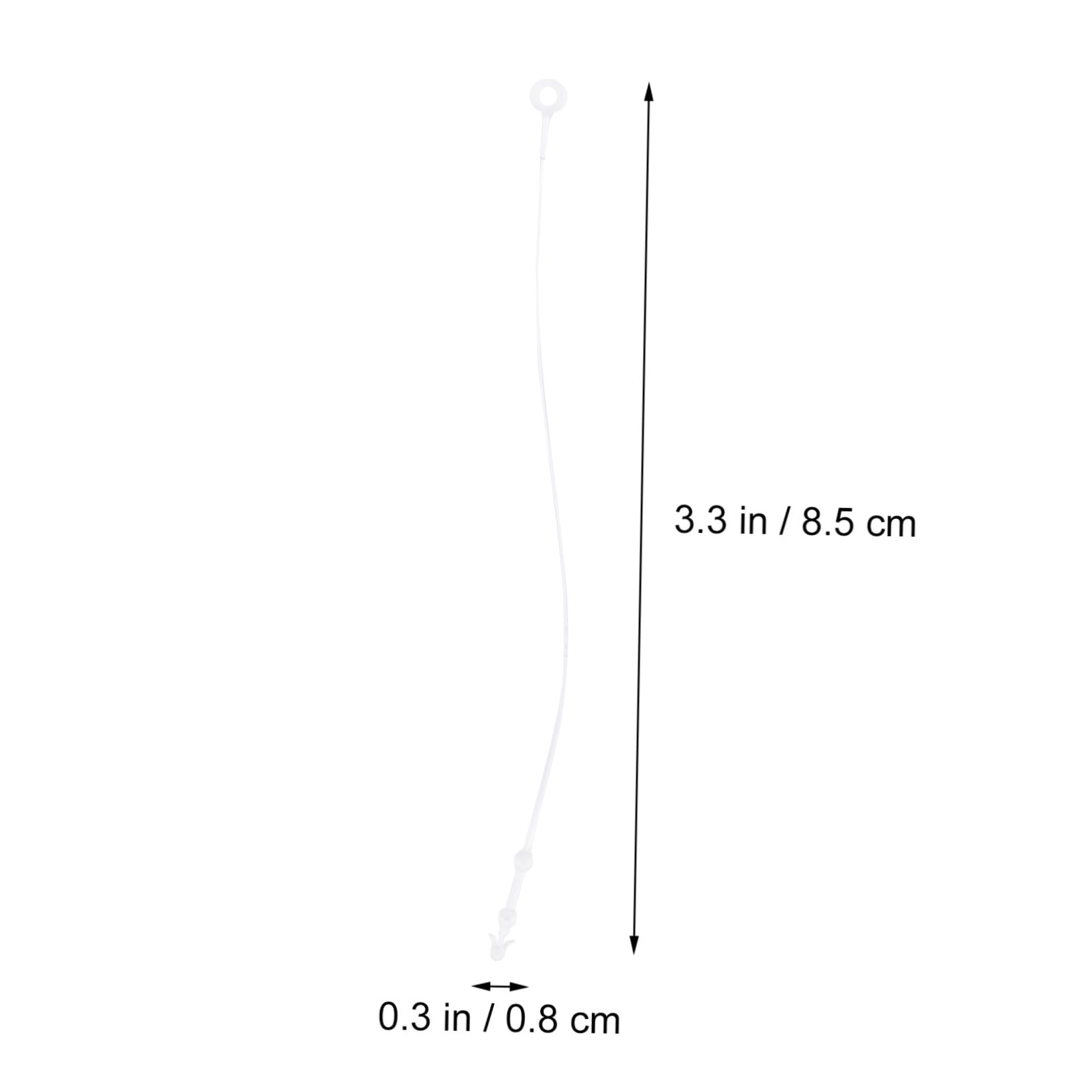 VILLFUL Lightweight Tag Fastener Seal String Cord Round Head Loop Lock Buckle Made of Pp Excellent Toughness