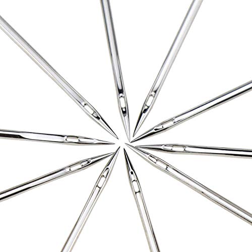 SSKR Premium Organ Art and Craft Stainless Steel Needles | Size 14 | HAx1-14/90 | Set of 05 Needles | Home Use Sewing Machine Needle (Pack of 05 Needles Set) | Needle Type : One Side Flat (Image - 3)