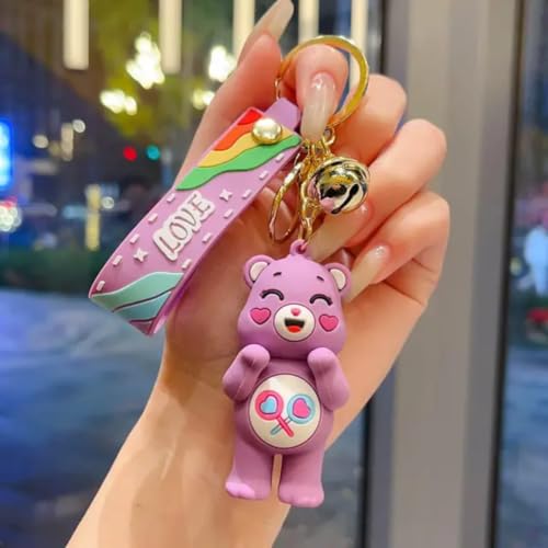 Image of GEOCARTER Teddy Bear Keyring | Cute Keychain for Bags & Keys