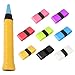 Tennis Racket Grip Tape, 8 Pieces Precut Anti-Slip Tennis Grip Tape Sweat Quick-Drying Tennis Overgrip Finishing Tape Absorbent Grip Wrap for Badminton Racket Handle, Tennis Accessories (8 Colors)